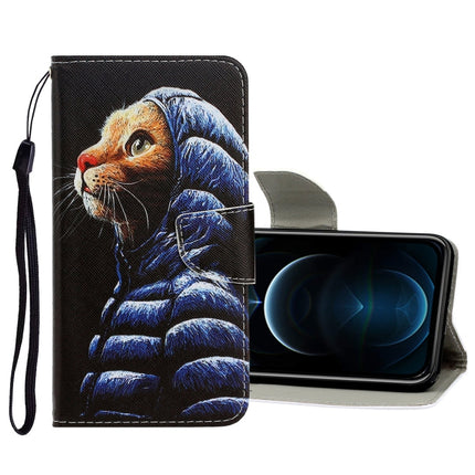 3D Colored Drawing Horizontal Flip PU Leather Case with Holder & Card Slots & Wallet, For iPhone 12 Pro Max