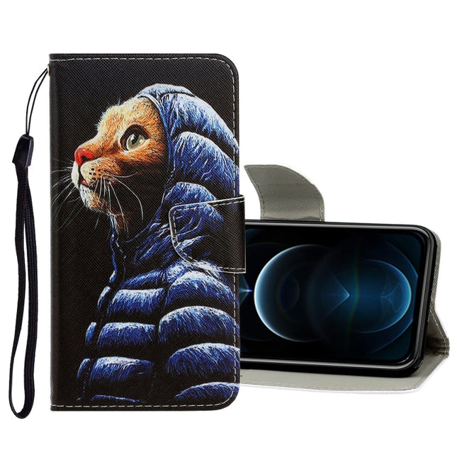3D Colored Drawing Horizontal Flip PU Leather Case with Holder & Card Slots & Wallet, For iPhone 12 Pro Max
