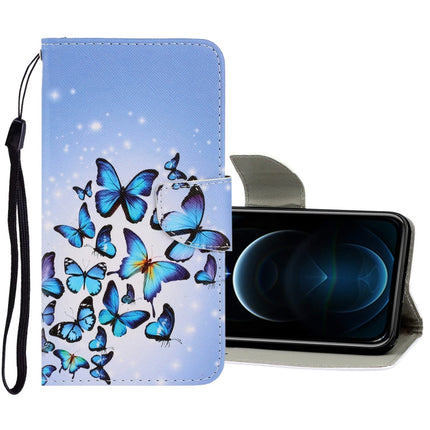 3D Colored Drawing Horizontal Flip PU Leather Case with Holder & Card Slots & Wallet, For iPhone 12 Pro Max