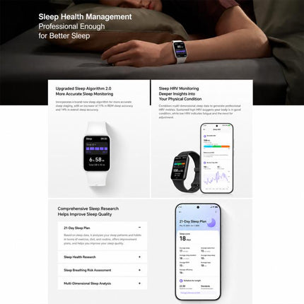 Original Xiaomi Smart Band 10 Pro, 1.74 inch AMOLED Screen 5ATM Waterproof Smart Watch, Support Blood Oxygen / Heart Rate Monitor, Smart Band 10 Pro Black, Smart Band 10 Pro Silver, Smart Band 10 Pro Pink