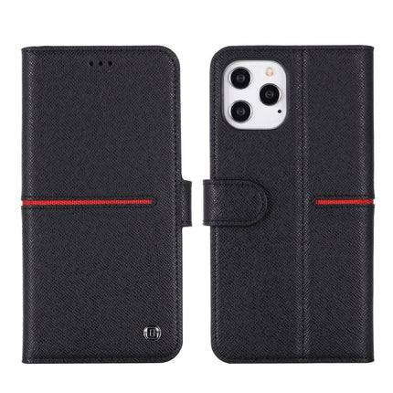 GEBEI Top-grain Leather Horizontal Flip Protective Case with Holder & Card Slots & Wallet & Photo Frame, For iPhone 12 mini, For iPhone 12 / 12 Pro, For iPhone 12 Pro Max