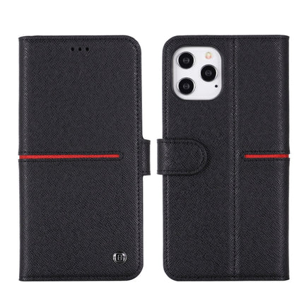 GEBEI Top-grain Leather Horizontal Flip Protective Case with Holder & Card Slots & Wallet & Photo Frame, For iPhone 12 mini, For iPhone 12 / 12 Pro, For iPhone 12 Pro Max