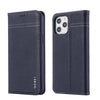 GEBEI Top-grain Leather Horizontal Flip Protective Case with Holder & Card Slots, For iPhone 12 mini, For iPhone 12 / 12 Pro, For iPhone 12 Pro Max