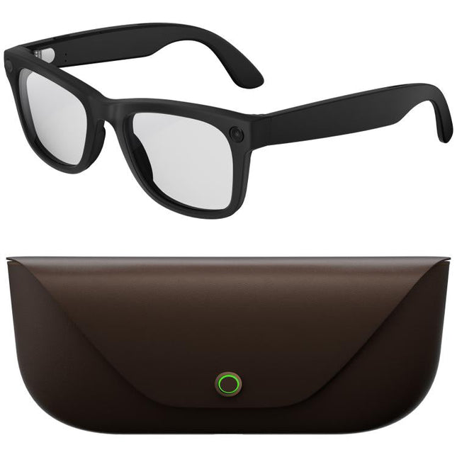HD5 Ultra Double Lenses Smart AI Translation Glasses with 8MP HD Camera, Video Recording, WiFi Transmission, Al Smart Voice Assistant