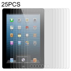 25 PCS Full Screen HD PET Screen Protector, For iPad 4 / 3 / 2, For iPad 9.7 (2018) & (2017), For iPad mini 3 / 2 / 1, For iPad mini (2019) / 4, For iPad Pro 9.7 inch, For iPad Pro 10.5 inch, For iPad Air, For iPad Air 2, For iPad Pro 11 (2018)