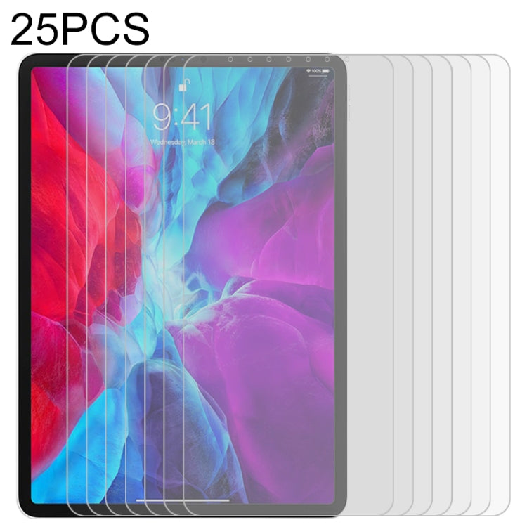 25 PCS Full Screen HD PET Screen Protector, For iPad 4 / 3 / 2, For iPad 9.7 (2018) & (2017), For iPad mini 3 / 2 / 1, For iPad mini (2019) / 4, For iPad Pro 9.7 inch, For iPad Pro 10.5 inch, For iPad Air, For iPad Air 2, For iPad Pro 11 (2018)