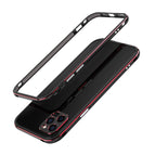 For iPhone 12 / Black Red