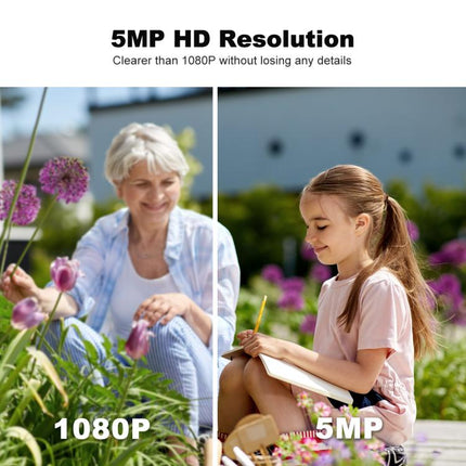 Srihome SH065 5MP Outdoor Security HD Camera, Supports Two-Way Audio and Color Night Vision, SH065