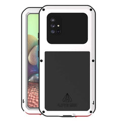 LOVE MEI Metal Shockproof Waterproof Dustproof Protective Case with Glass, For Samsung Galaxy A21 (US Version), For Samsung Galaxy A51 5G, For Samsung Galaxy A71 5G, For Samsung Galaxy S20 FE