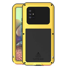 LOVE MEI Metal Shockproof Waterproof Dustproof Protective Case with Glass, For Samsung Galaxy A21 (US Version), For Samsung Galaxy A51 5G, For Samsung Galaxy A71 5G, For Samsung Galaxy S20 FE