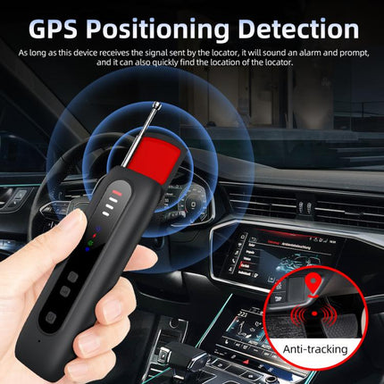 T07 Multifunctional Detector IR Scanner GPS WiFi Signal Anti-Spy Bug Finder for Hotel Travel, T07
