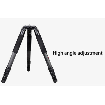 BEXIN ST424C Rugged Camcorder Photographic Carbon Fiber Big Tripod, Max Tube: 40mm, ST424C