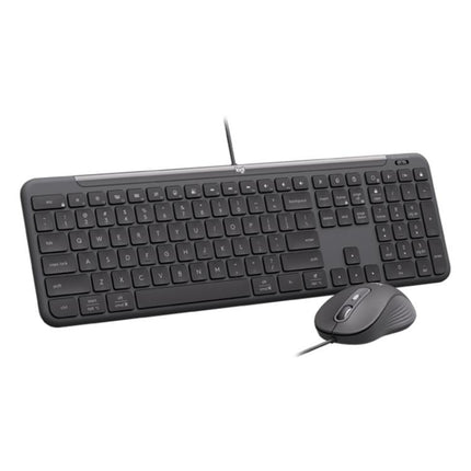 Logitech MK620 Signature Slim Wired Keyboard and Wired Mouse Combo for Business