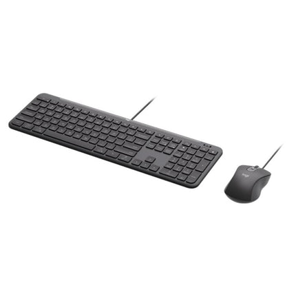 Logitech MK620 Signature Slim Wired Keyboard and Wired Mouse Combo for Business