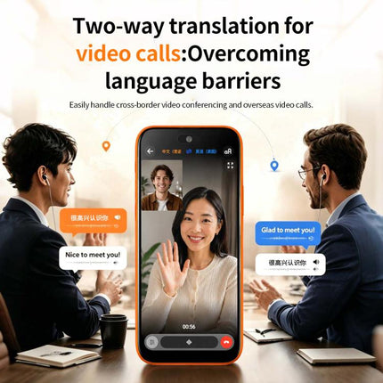 F80 Pro 4.7 inch Portable Audio and Video Calling AI Smart Translator