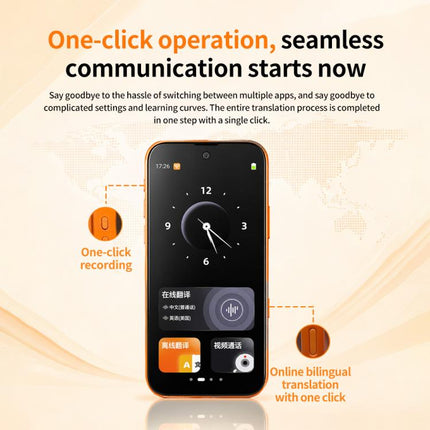 F80 Pro 4.7 inch Portable Audio and Video Calling AI Smart Translator