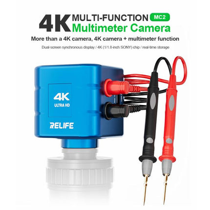 RELIFE MC2 Dual-screen Synchronous Display Multi-function 4K Multimeter Camera, RELIFE MC2