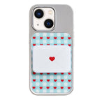 For iPhone 13 / 14 / Plaid Heart