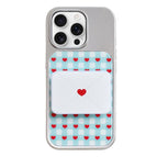 For iPhone 16 Pro Max / Plaid Heart