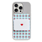For iPhone 15 Pro / Plaid Heart
