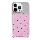 For iPhone 14 Pro / Pink Background Stars