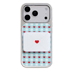For iPhone 18 Pro Max / 17 Pro Max / Plaid Heart