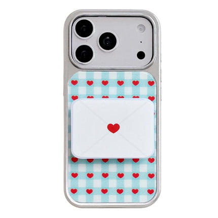 Electroplated Silver Frame Glitter Embossed Phone Case, For iPhone 17 Pro
