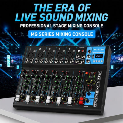 MG-04 4-Channel Multi-function Professional Bluetooth Live Streaming Recording Mixer, EU Plug, UK Plug, US Plug