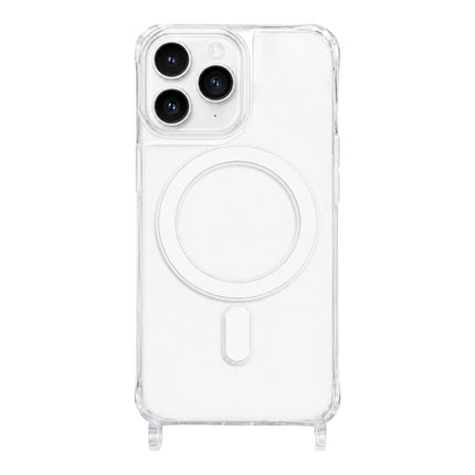 Clear Acrylic Airbag Magnetic Phone Case with Lanyard Holes, For iPhone 12 mini, For iPhone 11 Pro Max, For iPhone 11, For iPhone 11 Pro, For iPhone X / XS, For iPhone XR, For iPhone XS Max, For iPhone 8 Plus / 7 Plus