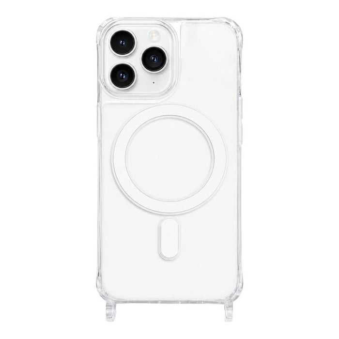 Clear Acrylic Airbag Magnetic Phone Case with Lanyard Holes, For iPhone 12 mini, For iPhone 11 Pro Max, For iPhone 11, For iPhone 11 Pro, For iPhone X / XS, For iPhone XR, For iPhone XS Max, For iPhone 8 Plus / 7 Plus