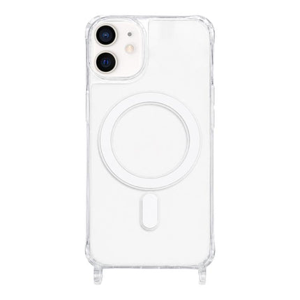 Clear Acrylic Airbag Magnetic Phone Case with Lanyard Holes, For iPhone 12 mini, For iPhone 11 Pro Max, For iPhone 11, For iPhone 11 Pro, For iPhone X / XS, For iPhone XR, For iPhone XS Max, For iPhone 8 Plus / 7 Plus