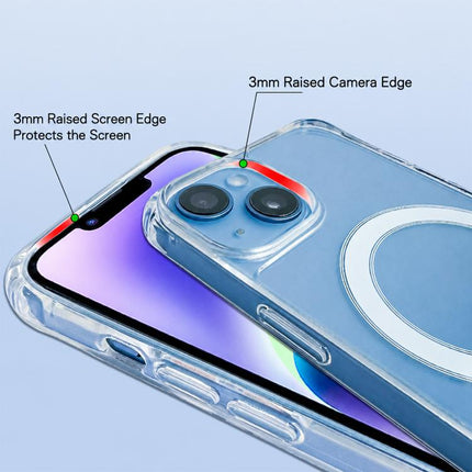 Clear Acrylic Airbag Magnetic Phone Case with Lanyard Holes, For iPhone 12 mini, For iPhone 11 Pro Max, For iPhone 11, For iPhone 11 Pro, For iPhone X / XS, For iPhone XR, For iPhone XS Max, For iPhone 8 Plus / 7 Plus