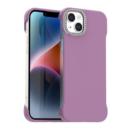 Candy Diamond Half-frame Frosted PC Hybrid TPU Phone Case, For iPhone 13, For iPhone 12, For iPhone 12 Pro Max