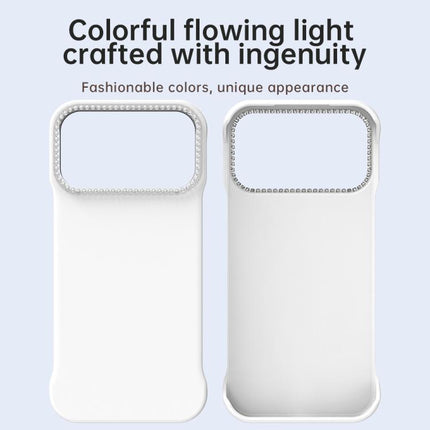 Candy Diamond Half-frame Frosted PC Hybrid TPU Phone Case, For iPhone 17 Pro Max, For iPhone 17 Pro, For iPhone 17