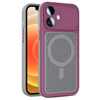 For iPhone 12 / Wine Red