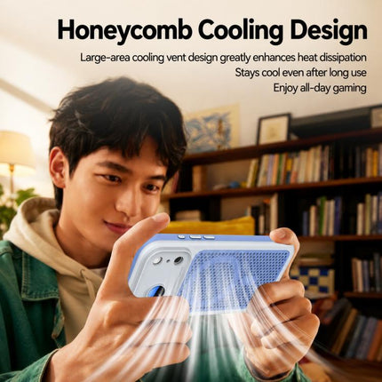 Armor Shield Mesh Cooling Magnetic Phone Case with Lens Film, For iPhone 12, For iPhone 12 Pro Max, For iPhone 12 Pro
