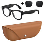 Sunglasses + Anti Blue Light Lens / Brown Charge Case