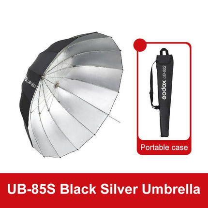 Godox Photography Studio Reflector Diffuser, UB-85S Black Silver Umbrella, UB-85S Black Silver Umbrella with Softbox, UB-105S Black Silver Umbrella, UB-105S Black Silver Umbrella with Softbox, UB-130S Black Silver Umbrella                              ...