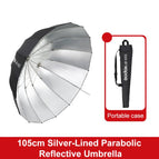 UB-105S Black Silver Umbrella