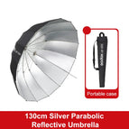 UB-130S Black Silver Umbrella