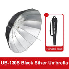 UB-130S Black Silver Umbrella