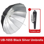 UB-165S Black Silver Umbrella