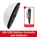UB-130D Softbox Umbrella with Reflector