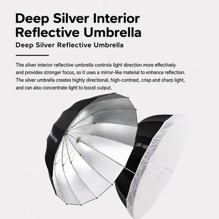 Godox Photography Studio Reflector Diffuser, DPU-85T Reflect Umbrella Sotfbox, DPU-105T Reflect Umbrella Sotfbox, DPU-130T Reflect Umbrella Sotfbox, DPU-165T Reflect Umbrella Sotfbox, DPU-85BS Black Silver Softbox Reflector                             ...
