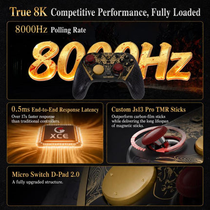 GameSir G7 Pro 8K Bluetooth Wired Wireless Tri-Mode Game Controller, Nioh 3 Collab Edition, Champion Collab Edition