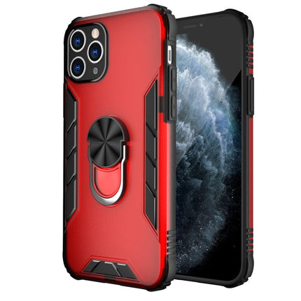 Magnetic Frosted PC + Matte TPU Shockproof Case with Ring Holder, For iPhone 11 Pro, For iPhone 11, For iPhone 11 Pro Max, For iPhone XS / X