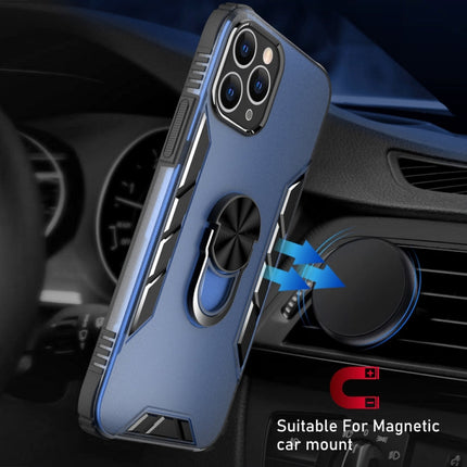 Magnetic Frosted PC + Matte TPU Shockproof Case with Ring Holder, For iPhone 11 Pro, For iPhone 11, For iPhone 11 Pro Max, For iPhone XS / X