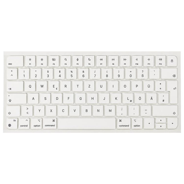 For MacBook A2438 A2439 A2449 A2450 A3118 A3203 Magic Keyboard 3 Magic Keyboard 4 Keycaps(White), German, French