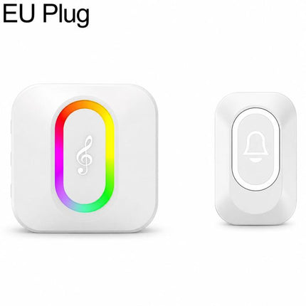 XY-809 Smart Waterproof Home Wireless Doorbell Elderly Wireless Elderly and Patients Emergency Call Button Doorbell, US Plug, EU Plug