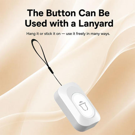 XY-809 Smart Waterproof Home Wireless Doorbell Elderly Wireless Elderly and Patients Emergency Call Button Doorbell, US Plug, EU Plug
